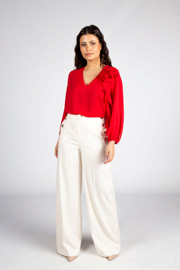 Blusa Rosa Silvina Campos