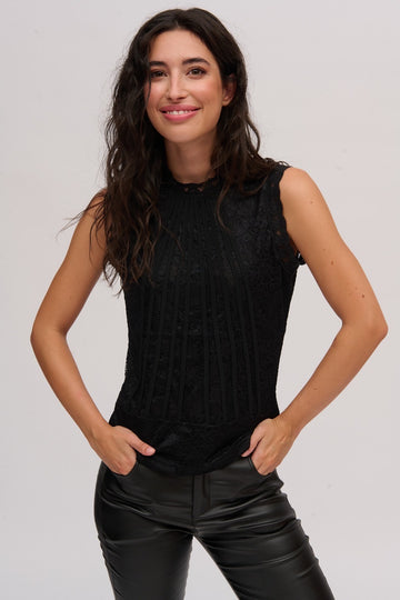 Blusa Renda Forrado