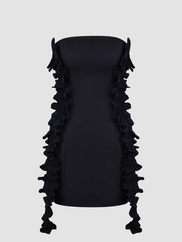 Vestido Curto com Aplicação