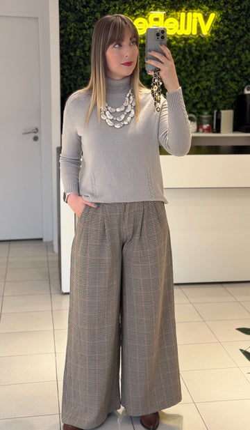 Pantalonas Malha Xadrez