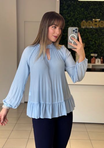 Blusa Plissada
