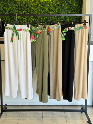 Pantalonas C/ Cinto Colorido