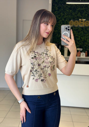 T-shirt malha Branches