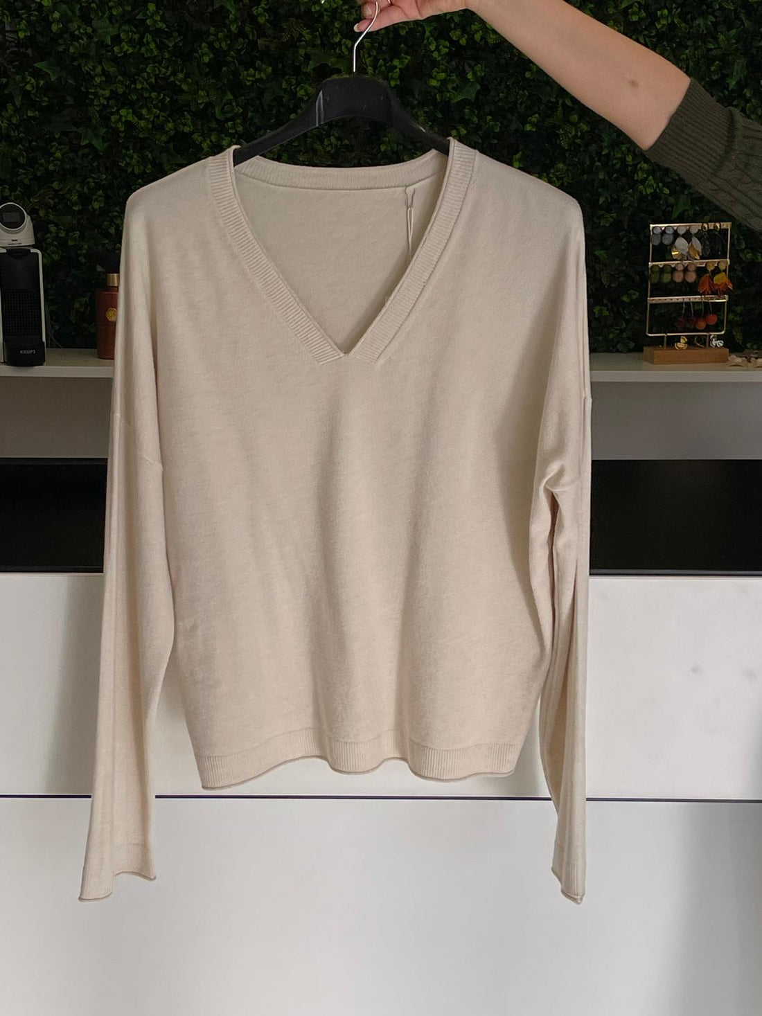 Camisola Lisa Decote V