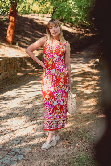 Vestido Crisântemos