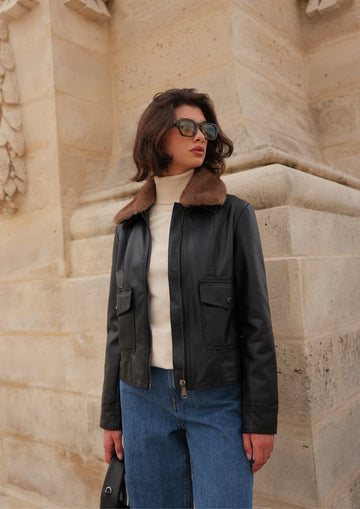 Casaca Gola Pelo Ecopele