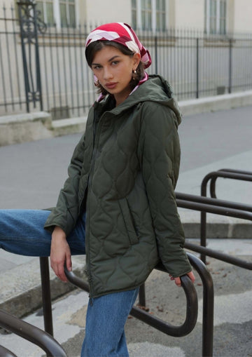 Parka Reversível Capuz