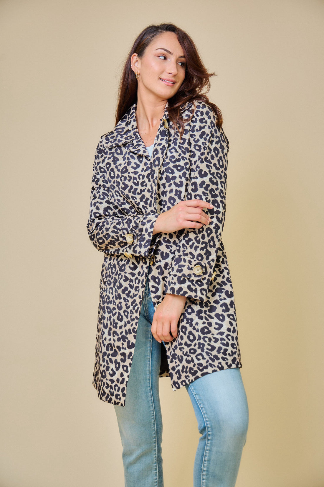 Gabardine Animal Print