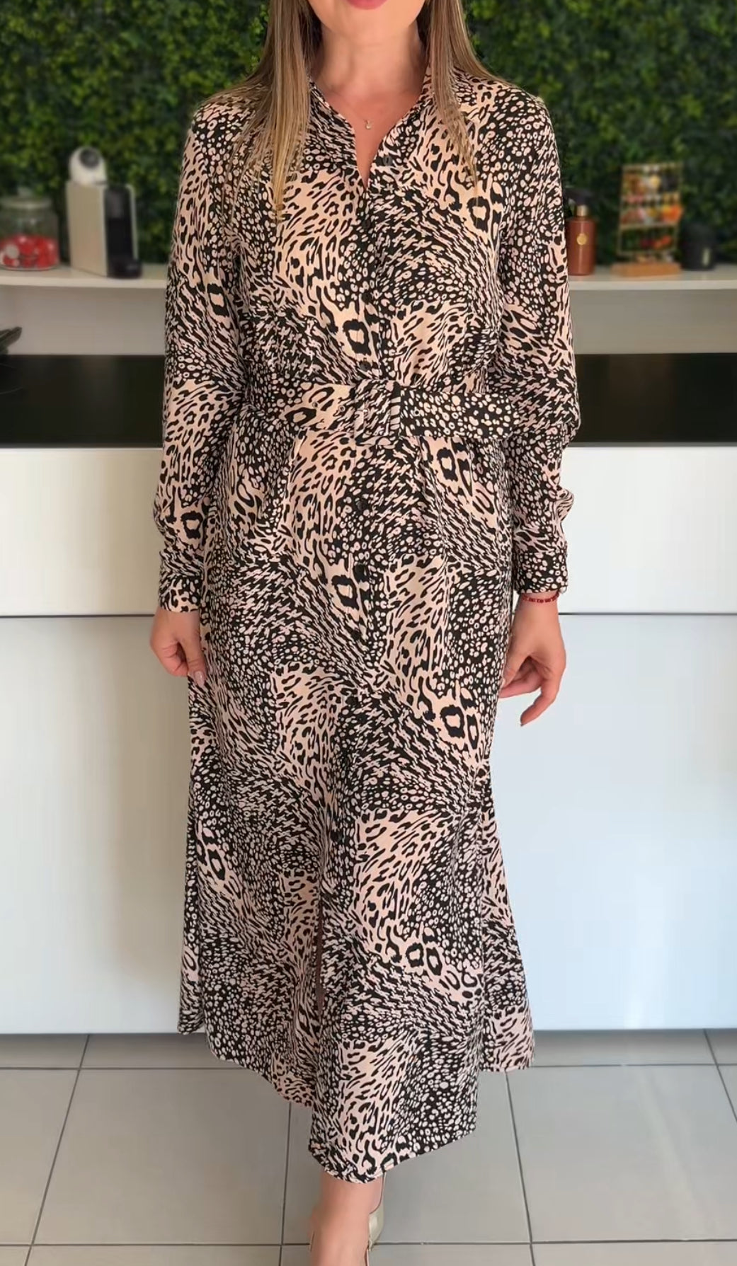 Vestido Estampado Lioness