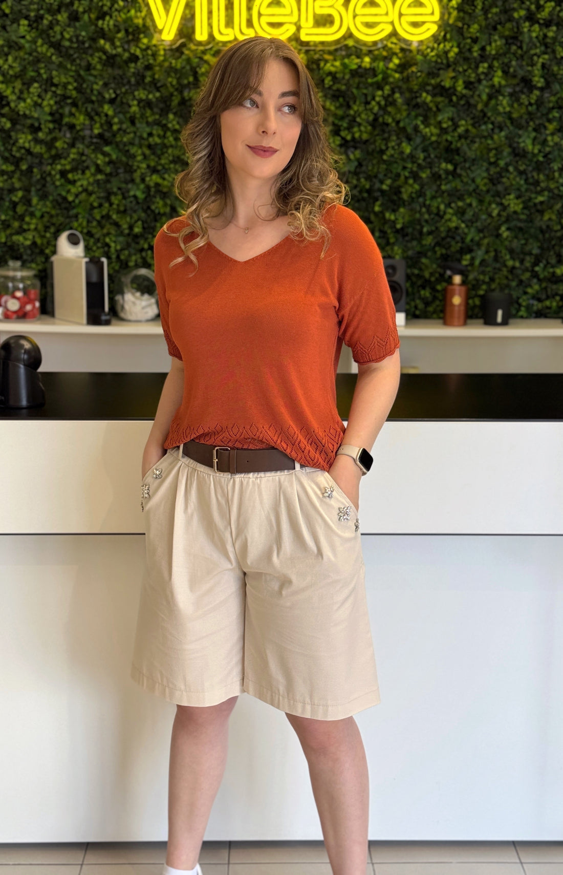 Camisola Malha Losango