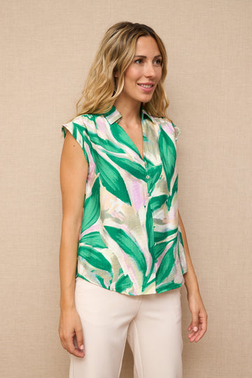 Blusa Leaves