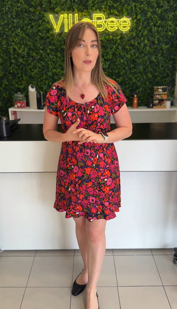 Vestido Rosas Flagrante