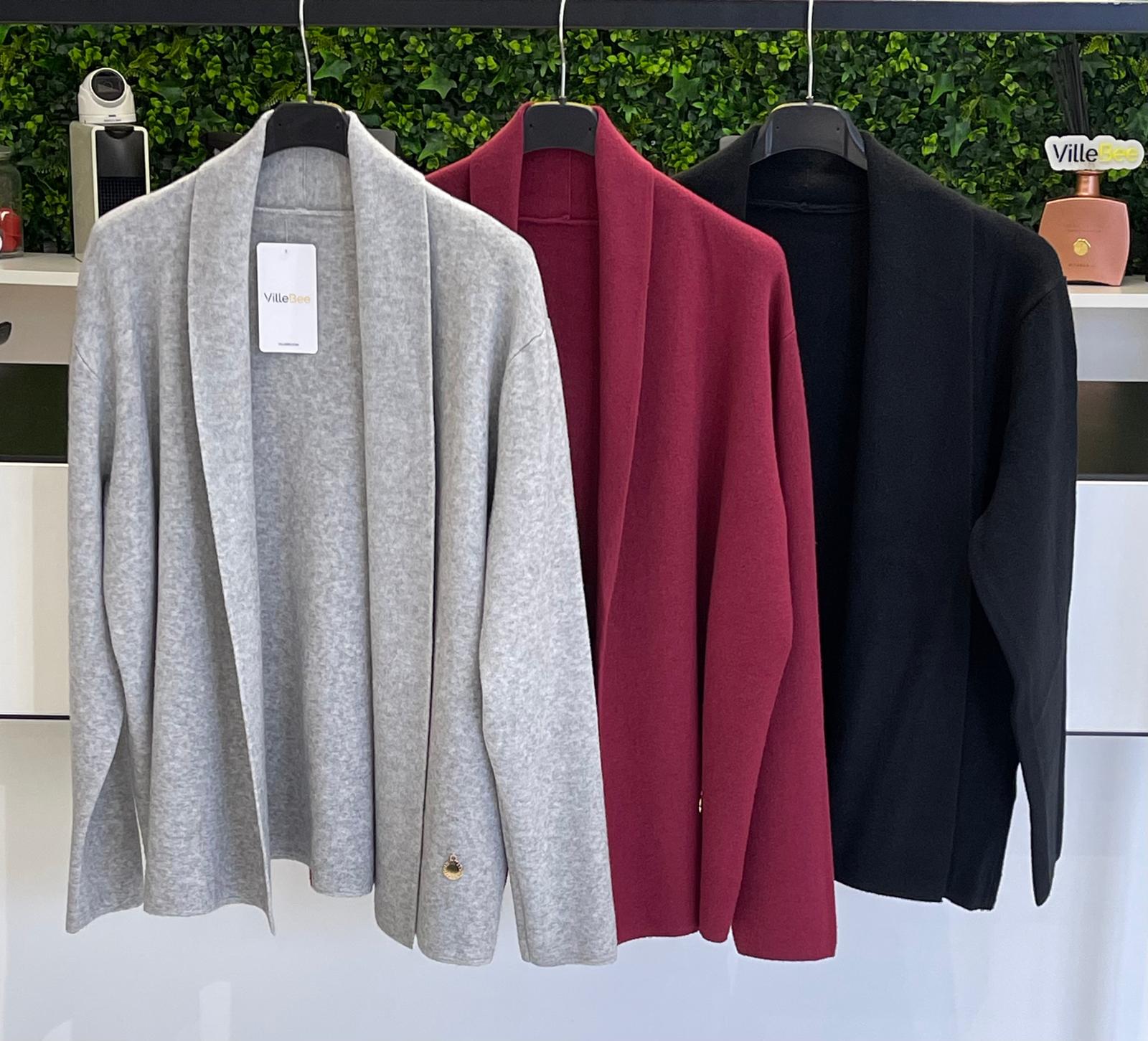 Cardigã Malha Básico