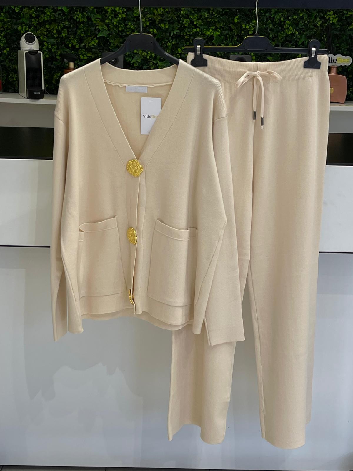 Conjunto Casaco Botões