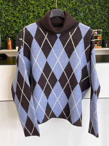 Camisola Losango Gola