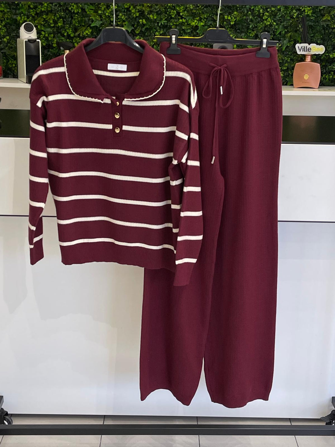 Conjunto Camisola Riscas