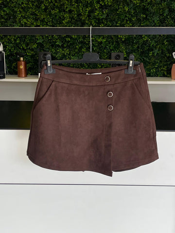 Saia Calção Camurça